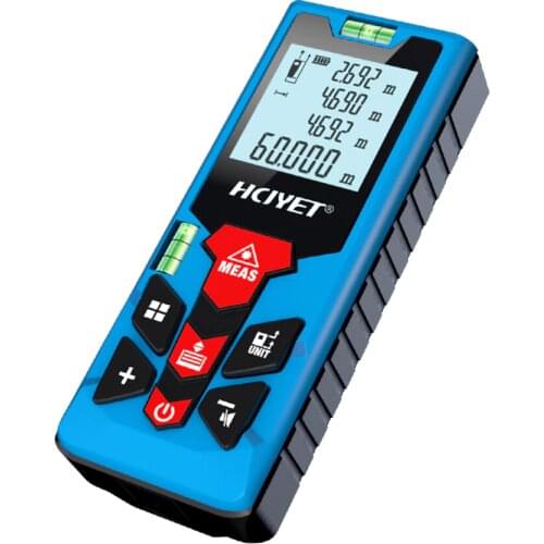 Mileseey S2 40M Laser Distance Meter Rangefinder Measuring Blue Accuracy 2mm Maximum Area/volume Tester Tool