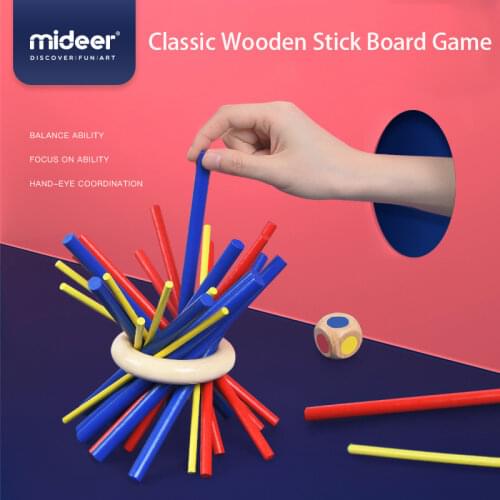 MiDeer Children Board Game Pig Build Sticks Parent-Child Interactive Puzzle Childrens Education Toys Kids Funny Toy Gifts