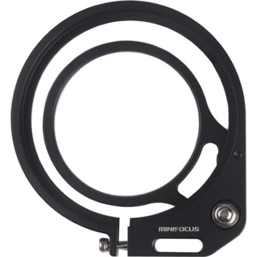 MINIFOCUS 98 to 67mm Red Flip Adapter Clamp Diving Filter/Correctional Dome Port Lens/Macro Lens for Underwater Camera Housing