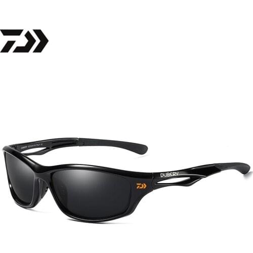 Daiwa Mens women Polarized Fishing Glasses Outdoor HD UV Protection Fishing Sunglasses Sports Climbing Fishing Glasses GI166