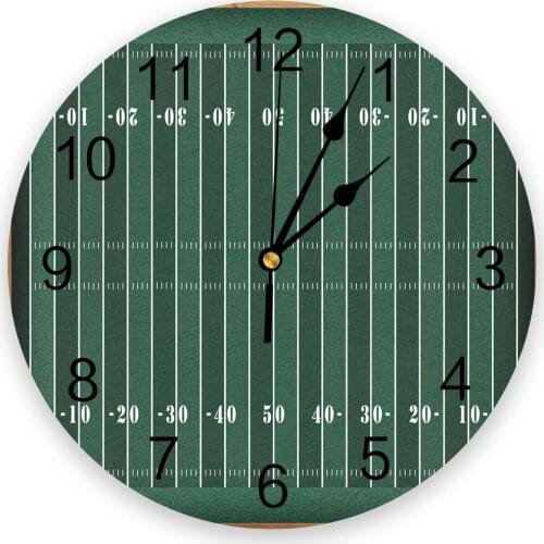 Blackboard Soccer Football American Creative Wall Clock For Home Office Decoration Living Room Bedroom Kids Room Hanging Watch