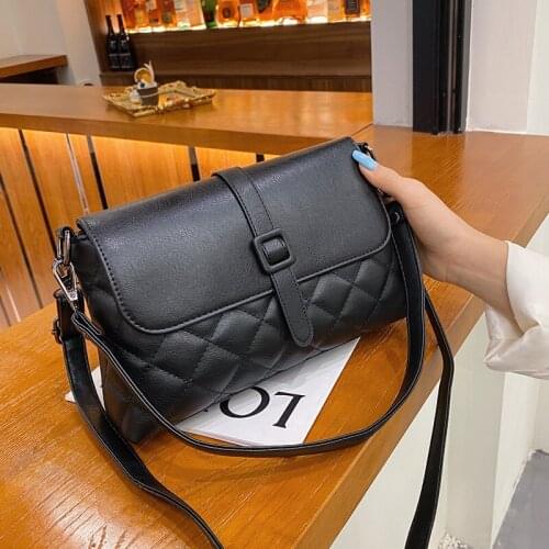 2021 New Vintage Soft Leather Texture Shoulder Bag Women Crossbody Large Capacity Purses and Handbags Luxury Designer