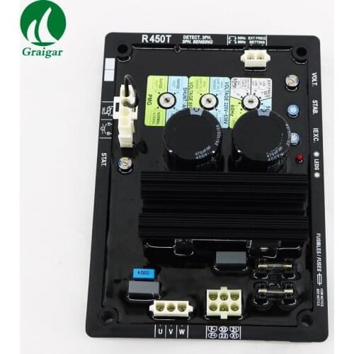 New Three Phase Brushless Generator AVR R450T Voltage Regulator