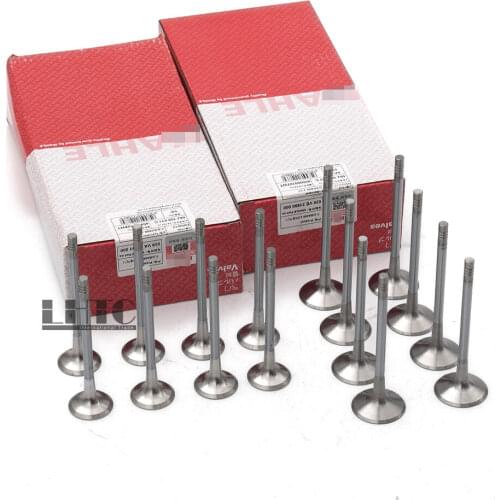 One Set 06D109601M/ 06D109611H 6mm Intake Exhaust Valves For Audi A4 A5 V W GLI G TI Tiguan Passat 2.0T