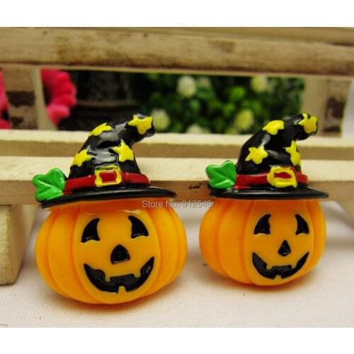 SZ9133,10 pcs/lot Halloween Series flat back resin buttons,DIY handmade materials,Phone decorations