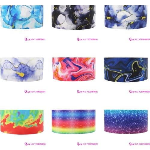 Q&N Ribbon 16mm~75mm Colorful Integration and Collection Printed Grosgrain Ribbon Accessories DIY Material Free Shipping