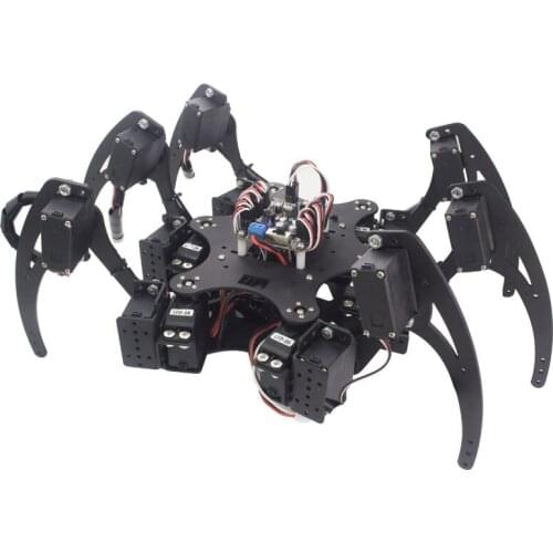 Multi-foot remote control spider robot frame kit DIY 18DOF (no servo) aluminum alloy robot toy
