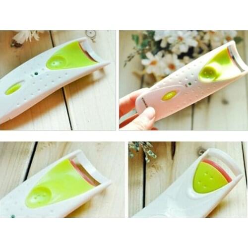 Electronic heated eyelash curler clamp for eye lash electric ironing for fake eyelashes rolling up aid as cosmetic makeup tool