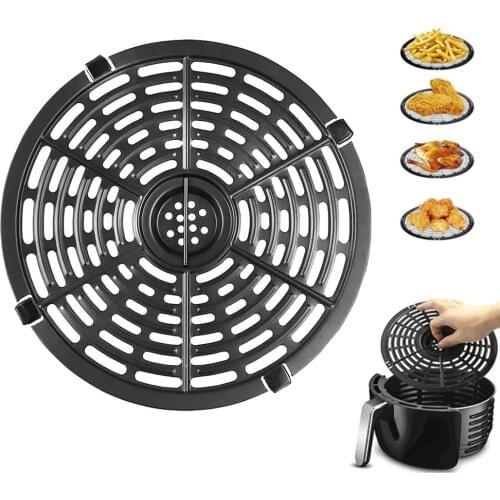 Air Fryer Basket Replacement Grill Air Pan for Power Dash Air Fryer Parts Crisper Plate Non-Stick Fry Pan Airfryer Accessories