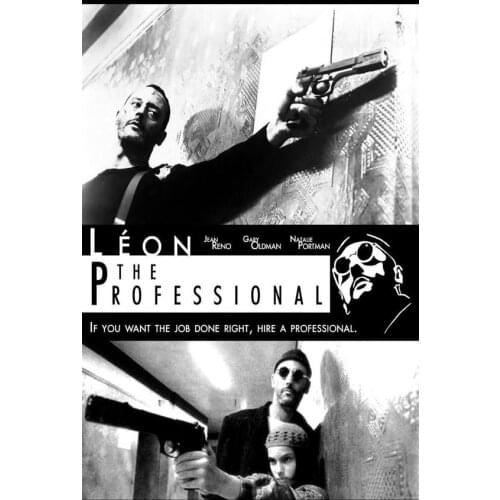Lot style Choose LEON THE PROFESSIONAL Movie Art print Silk poster Home Wall Decor