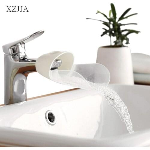 XZJJA Bathroom Faucet Extender For Kids Water Tap Water Saver Adjustable Sink Hand-washing Extender Device Bathroom Accessories