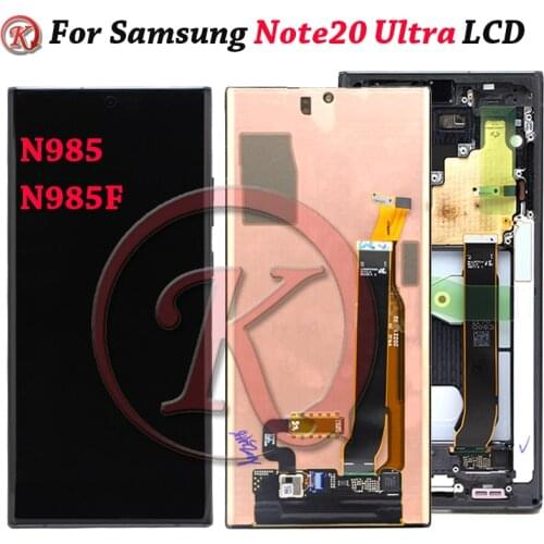 For Samsung Galaxy Note 20 Ultra LCD Display Touch Panel Screen for samsung note20 ultra SM-N985F/DS N986F N986B lcd with frame