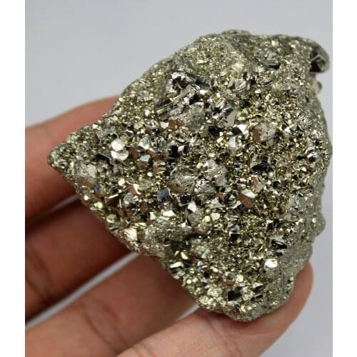 139g Natural Shiny pyrite mineral crystal specimen stones and crystals quartz gemstones