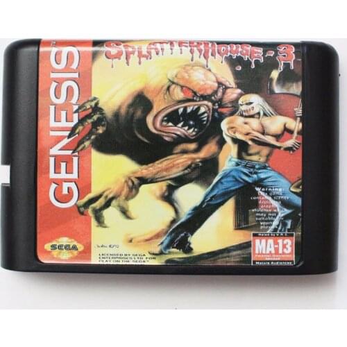 Splatter House Part 3 16 bit SEGA MD Game Card For Sega Mega Drive For Genesis