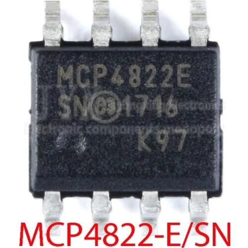 10PCS/LOT MCP4822 MCP4822-E/SN MCP4822E SOP8 New original spot hot sale