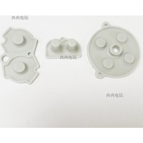 50sets/lot Hot Sale Conductive Rubber Buttons Pad Kit Replacement For GameBoyAdvance SP GBASP Game Console Repair Part Housing