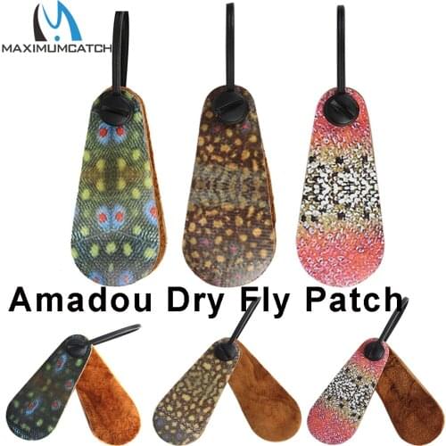 Maximumcatch Troutskin Amadou Fly Drying Patch Absorbing Fishing Accessory Fishing Tackle