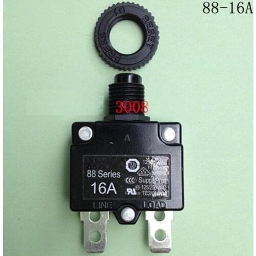Free Shipping 16A 125VAC 250VAC 32VDC circuit breaker 88 series residual Current earth leakage