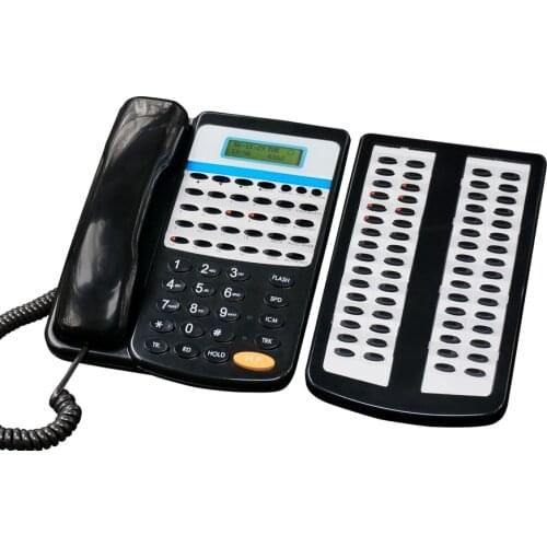 Excelltel PBX exclusive black keyphone PH202 with one DSS console