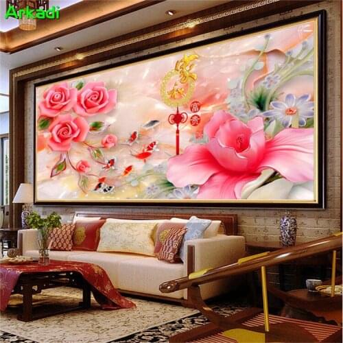 Customize any size 3D wallpaper living room abstract mural photo wall decoration rose lily flower simple modern wallpaper