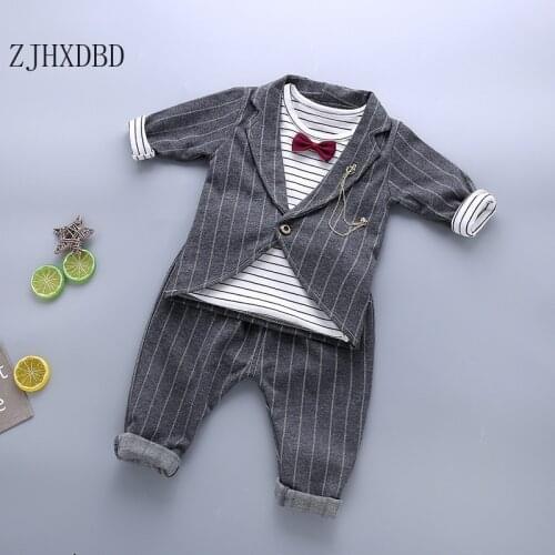 Baby Boys Suits for Weddings 3pcs Kids Blazer School Suit for Boy Costume Toddler Boys Set Girl Formal Suits Children Clothg Set