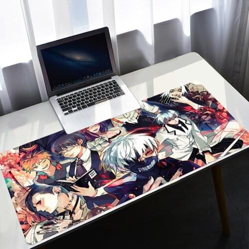 Mouse Pad Xxl Anime Tokyo Ghoul Gamer PC Gaming Accessories Mousepad Keyboard Laptop Computer Speed Mice Desk Mat LOL Varmilo