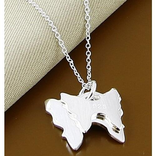 Best Selling Silver 925 Jewelry Necklace Insect Butterfly Necklace Pendant For Women Men Classic Jewelry