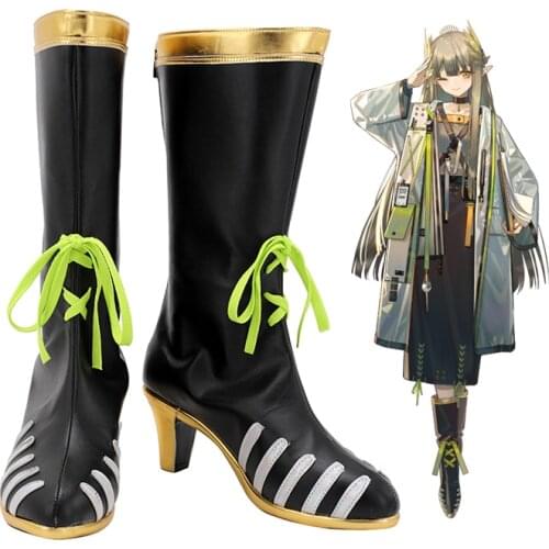 Arknights Muelsyse Game Cosplay Shoes Boots Halloween Costume Accessories Custom Made
