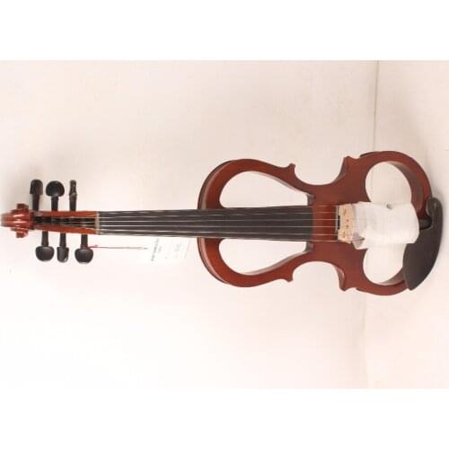 One black 6 -String 4/4 New Electric Acoustic Violin #5-2502# i can make any color