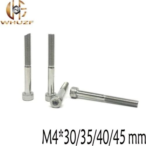 Half tooth 50pcs M4*30/35/40/45 mm flat head countersunk head grade 12.9 plate with nickel Steel Hex Socket Cap Screw