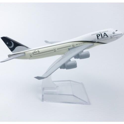 Pia 16Cm Alloy Airplane Model Office Desk Decoration Souvenir Collection Birthday Gift