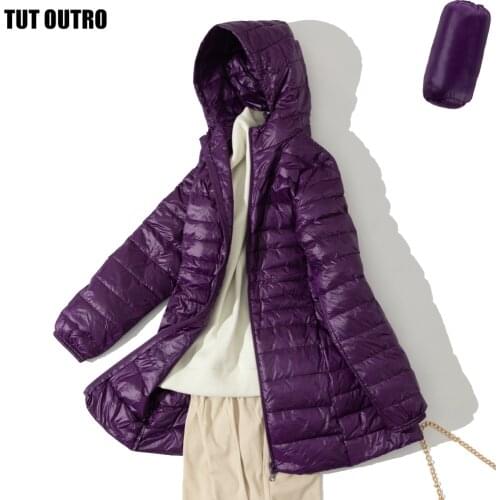 7XL Womens Packable Down Coat Lightweight Plus Size Puffer Jacket Hooded Slim Warm Outdoor Sports Travel Parka Outerwear