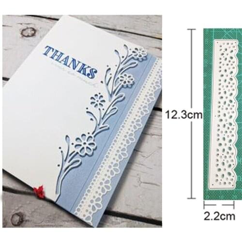 Christmas Lace Border Metal Cutting Dies Stencils dies for DIY Scrapbooking dies Decoration Card Paper Craft dies Embossing Dies