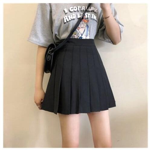 The pleated skirt ultra-short skirt sexy student spring and summer high waist thin skirt skirt