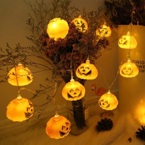 Halloween decorations outdoor Pumpkin String Lights Halloween Garland Halloween Decoration Halloween Decorations for Home