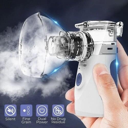 Ultrasonic Portable Nebulizer Medical Atomizer Nebuliser Inhalator Nebulizator Silent Inhaler Humidificador Nebulizador