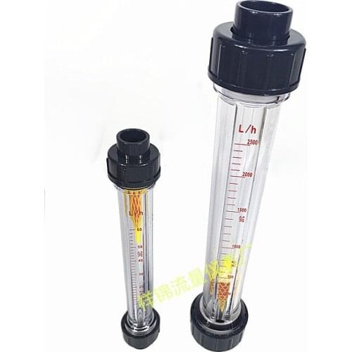 [High Quality] Long Lzs15/25 Plastic Rotor Flow Meter Liquid Water Tube Type Floater Flow Meter