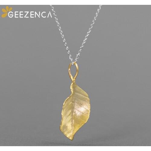 Original Design 925 Sterling Silver Leaf Pendatn France Elegance Necklace Pendants 2020 Newest Fine Jewelry Women Without Chain