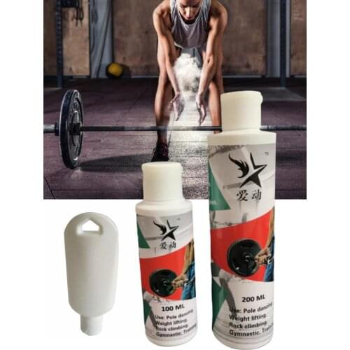 200ML Liquid Chalk Anti-slip Magnesium Powder For Weightlifting Rock Climbing Lifting Workout