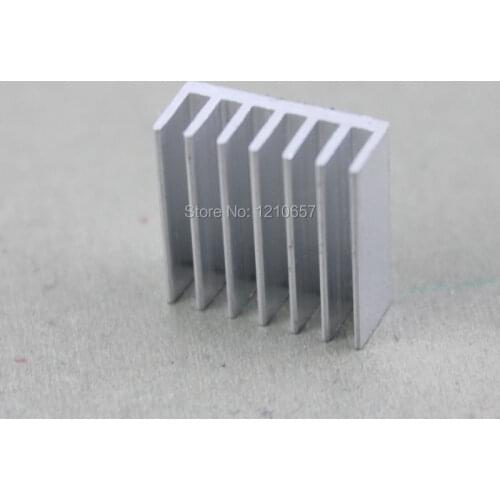 40pcs lot Silver 14 x 14 x 6mm Aluminum Heatsink Heat sinks Cooler XBOX VGA DDR X360