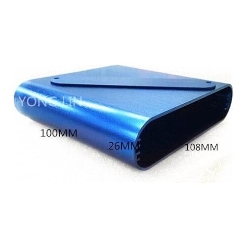 1pcs Aluminum box 108*26-100mm /DIYMobile Power Shell /PCB aluminum/Transfer power shell/Power supply housing