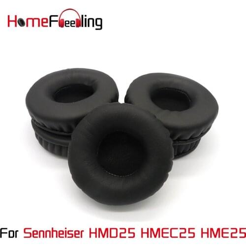 Homefeeling Ear Pads for Sennheiser HMD25 HMEC25 HME25 Headphones Super Soft Velour Sheepskin Leather Ear Cushions Replacement