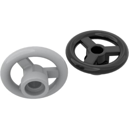 BuildMOC 30663 steering wheel ldd30663 disabled=M0840 For Building Blocks Parts DIY Construction Cre