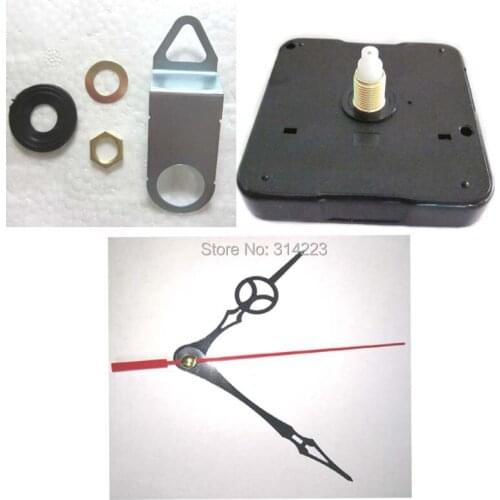 Wholesale 10set New Quartz Clock Movement for Clock Mechanism Repair DIY clock parts accessories shaft 16.5mm JX024