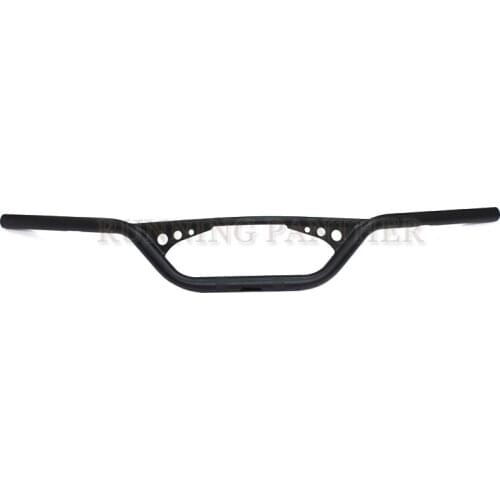 Black 1" 25mm Motorcycle Handlebars Handle Bar For Harley Sportster XL 883 1200 Softail Dyna Electra Glide Drilled Drag Grab