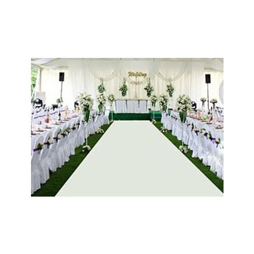 Express Shipping,37.4"(W)*50Ft(L),DIY Wedding Aisle Runner,White Matt Plain,DIY Transfer Runner, Various Color for Choice