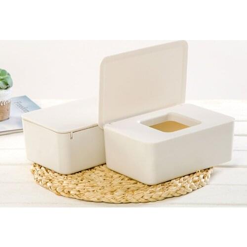 Wet Tissue Box Seal Baby Wipes Paper Storage Box Dispenser Holder Household Plastic Tissue Box with Lid