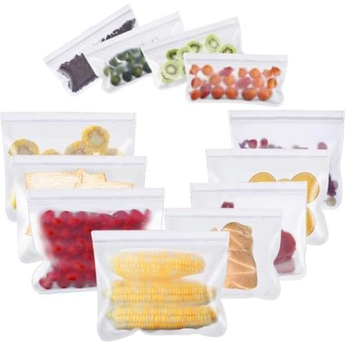 Food Storge Bags, Reusable Zero waste Airtight Seal Sandwich & Snacks & Fruit & Lunch Preservation Bags, Kitchen Tools