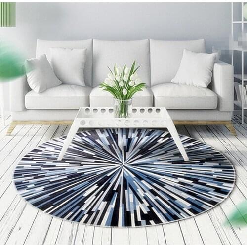 HOMEMCDS Round Rugs In The Bathroom