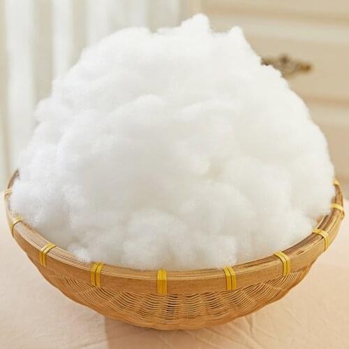 Factory Wholesale 500g/1000g PP Cotton Pillow Filling High Elastic Doll Stuffed Toys Polyester Stuffing DIY Handmade Material